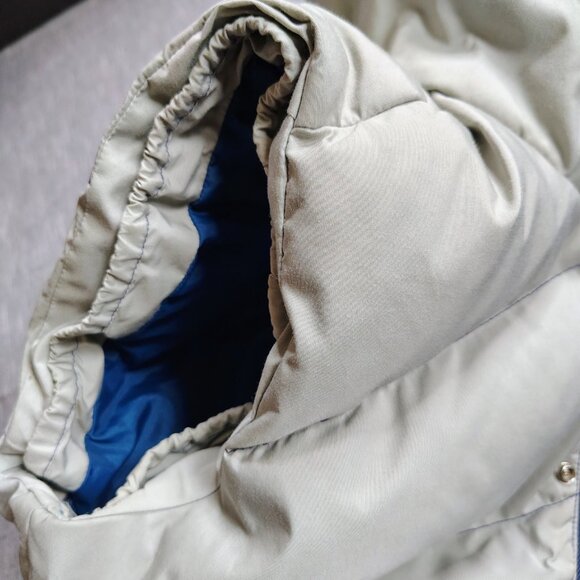 Vintage 70s The North Face Goose Down Ski Vest Size Medium Corduroy Made in USA - Picture 6 of 16